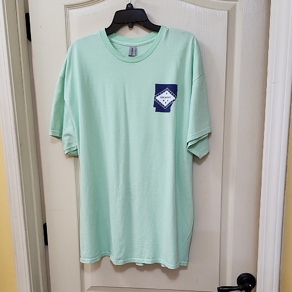 MINT GREEN 'ARKANSAS' GRAPHIC T-SHIRT